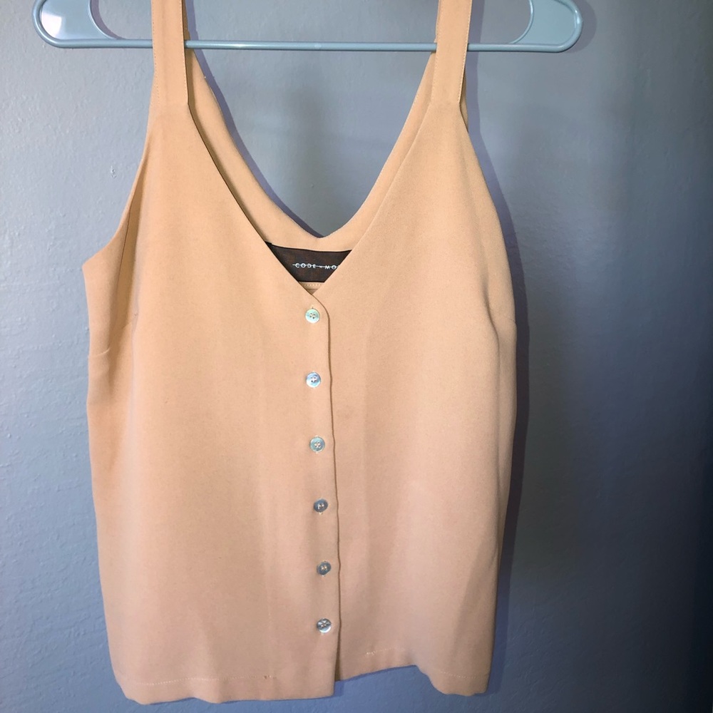 Nordstrom Code Mode Orange tank top